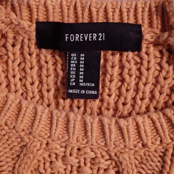 Forever 21 | Mustard Yellow Cableknit Sweater - Picture 4 of 7